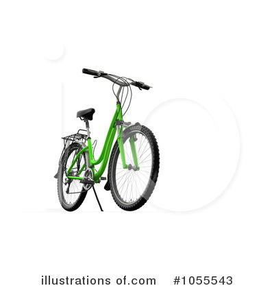 Royalty-Free (RF) Bicycle Clipart Illustration by chrisroll - Stock Sample #1055543