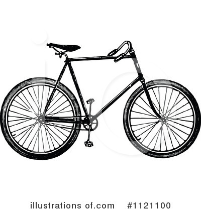 Bicycle Clipart #1121100 by Prawny Vintage