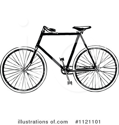 Bicycle Clipart #1121101 by Prawny Vintage