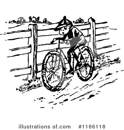 Royalty-Free (RF) Bicycle Clipart Illustration by Prawny Vintage - Stock Sample #1166118