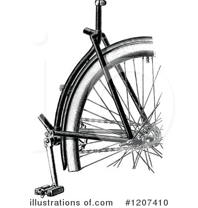 Bike Clipart #1207410 by Prawny Vintage