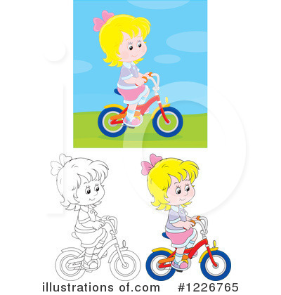 Royalty-Free (RF) Bicycle Clipart Illustration by Alex Bannykh - Stock Sample #1226765