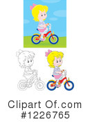 Bicycle Clipart #1226765 by Alex Bannykh