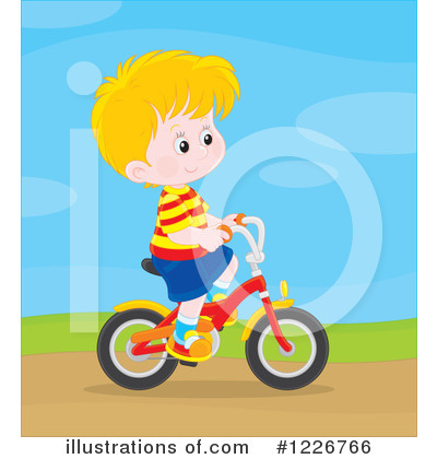 Royalty-Free (RF) Bicycle Clipart Illustration by Alex Bannykh - Stock Sample #1226766