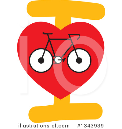 Royalty-Free (RF) Bicycle Clipart Illustration by ColorMagic - Stock Sample #1343939