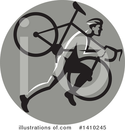 Royalty-Free (RF) Bicycle Clipart Illustration by patrimonio - Stock Sample #1410245