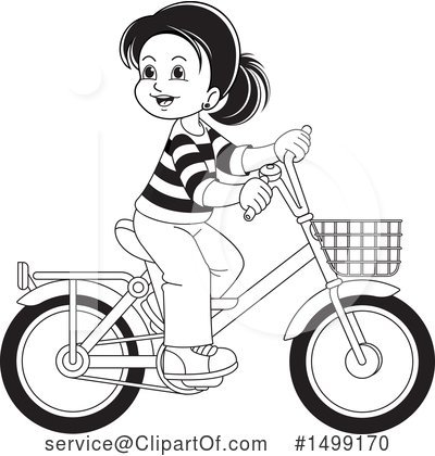 Royalty-Free (RF) Bicycle Clipart Illustration by Lal Perera - Stock Sample #1499170