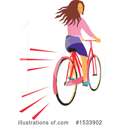 Royalty-Free (RF) Bicycle Clipart Illustration by patrimonio - Stock Sample #1533902