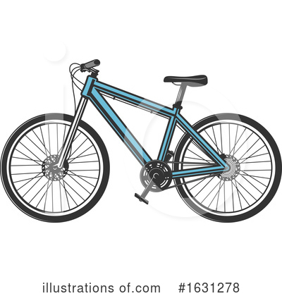 Royalty-Free (RF) Bicycle Clipart Illustration by Vector Tradition SM - Stock Sample #1631278
