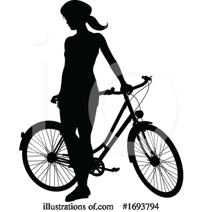 Royalty-Free (RF) Bicycle Clipart Illustration by AtStockIllustration - Stock Sample #1693794