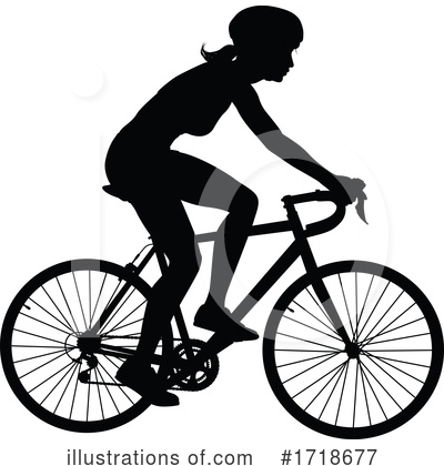 Royalty-Free (RF) Bicycle Clipart Illustration by AtStockIllustration - Stock Sample #1718677