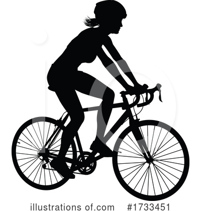 Royalty-Free (RF) Bicycle Clipart Illustration by AtStockIllustration - Stock Sample #1733451