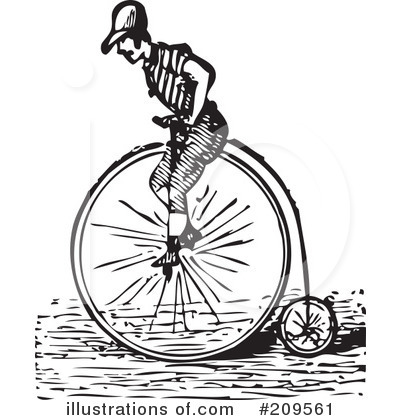 Penny Farthing Clipart #209561 by BestVector