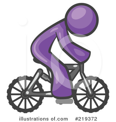 Royalty-Free (RF) Bicycle Clipart Illustration by Leo Blanchette - Stock Sample #219372