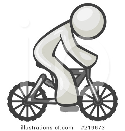 Royalty-Free (RF) Bicycle Clipart Illustration by Leo Blanchette - Stock Sample #219673