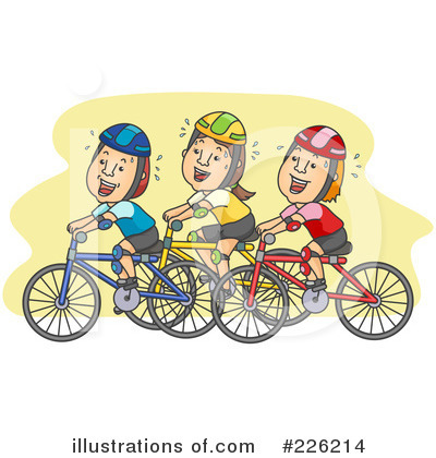 Bicyclist Clipart #226214 by BNP Design Studio