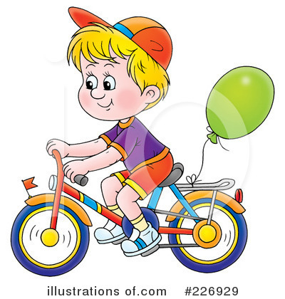 Bicycle Clipart #226929 by Alex Bannykh