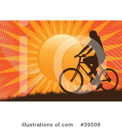 Bicycle Clipart #39508 by Arena Creative