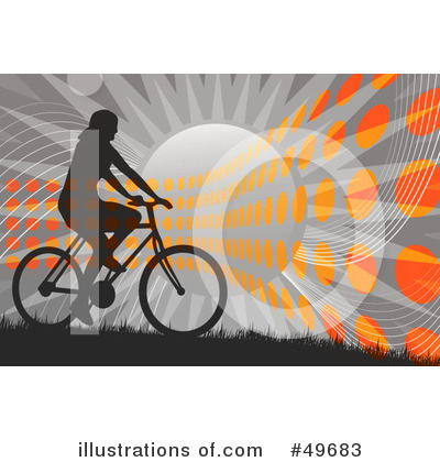Royalty-Free (RF) Bicycle Clipart Illustration by Arena Creative - Stock Sample #49683
