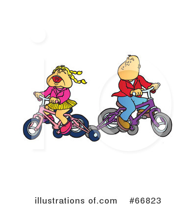 Bicycle Clipart #66823 by Snowy