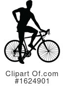 Bicyclist Clipart #1624901 by AtStockIllustration