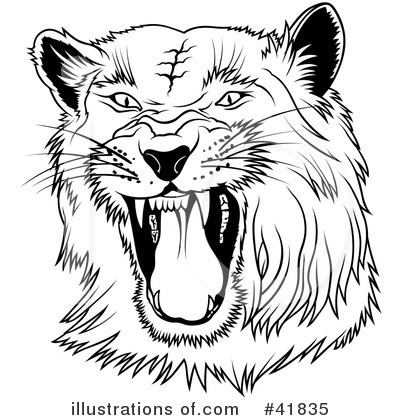 Royalty-Free (RF) Big Cat Clipart Illustration by dero - Stock Sample #41835
