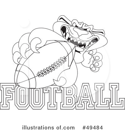 Royalty-Free (RF) Big Cat Mascot Clipart Illustration by Mascot Junction - Stock Sample #49484