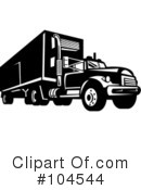 Big Rig Clipart #104544 by patrimonio