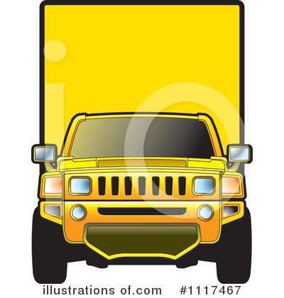 Big Rig Clipart #1117467 by Lal Perera