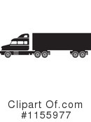 Big Rig Clipart #1155977 by Lal Perera