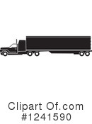 Big Rig Clipart #1241590 by Johnny Sajem