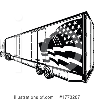 Royalty-Free (RF) Big Rig Clipart Illustration by dero - Stock Sample #1773287