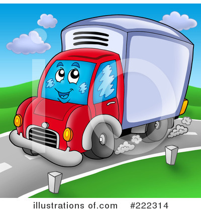 Royalty-Free (RF) Big Rig Clipart Illustration by visekart - Stock Sample #222314