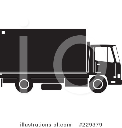 Royalty-Free (RF) Big Rig Clipart Illustration by patrimonio - Stock Sample #229379