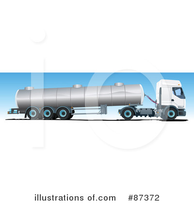 Royalty-Free (RF) Big Rig Clipart Illustration by Paulo Resende - Stock Sample #87372
