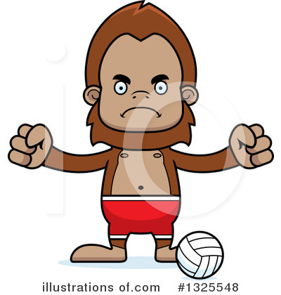 Royalty-Free (RF) Bigfoot Clipart Illustration by Cory Thoman - Stock Sample #1325548