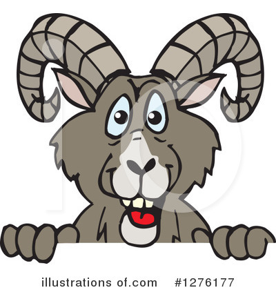 Bighorn Sheep Clipart #1276177 by Dennis Holmes Designs