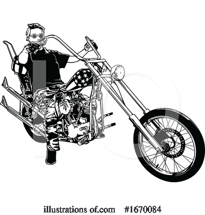 Royalty-Free (RF) Biker Clipart Illustration by dero - Stock Sample #1670084
