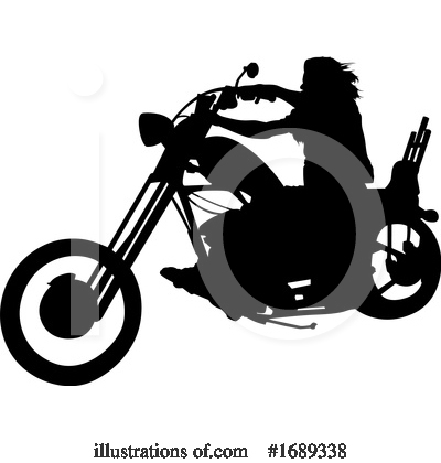 Motorcyclist Clipart #1689338 by dero