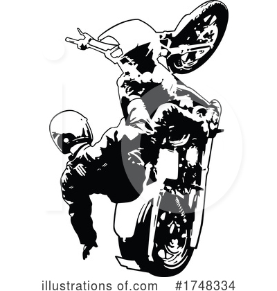 Royalty-Free (RF) Biker Clipart Illustration by dero - Stock Sample #1748334