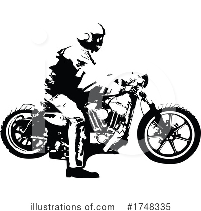 Royalty-Free (RF) Biker Clipart Illustration by dero - Stock Sample #1748335