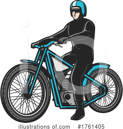 Motorbike Clipart #1761405 by Vector Tradition SM