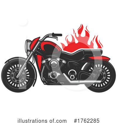 Motorcycle Clipart #1762285 by Vector Tradition SM