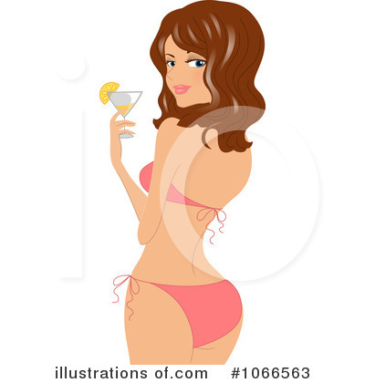 Royalty-Free (RF) Bikini Clipart Illustration by BNP Design Studio - Stock Sample #1066563