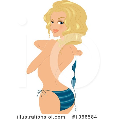 Royalty-Free (RF) Bikini Clipart Illustration by BNP Design Studio - Stock Sample #1066584