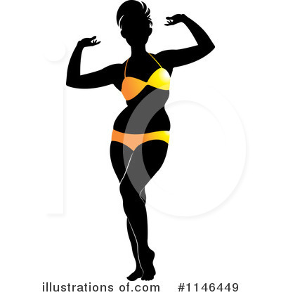 Bikini Clipart #1146449 by Lal Perera