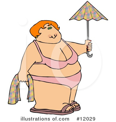 Royalty-Free (RF) Bikini Clipart Illustration by djart - Stock Sample #12029