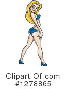 Bikini Clipart #1278865 by Dennis Holmes Designs