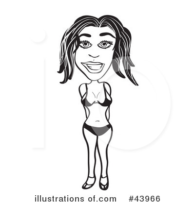 Royalty-Free (RF) Bikini Clipart Illustration by Arena Creative - Stock Sample #43966