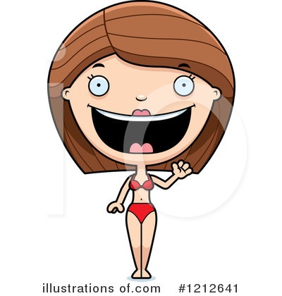 Royalty-Free (RF) Bikini Woman Clipart Illustration by Cory Thoman - Stock Sample #1212641